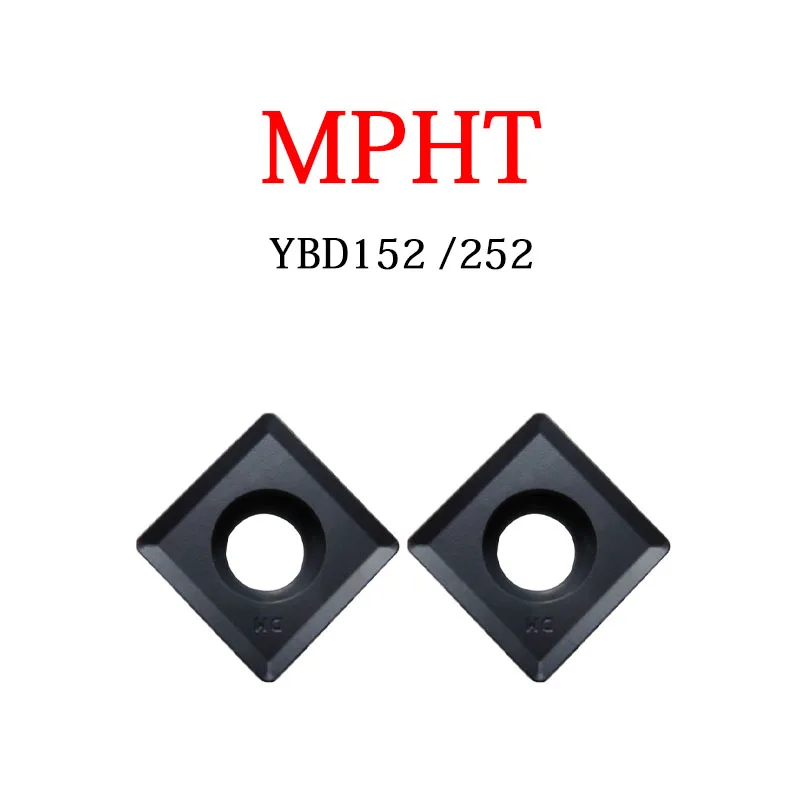 

MPHT060304 MPHT080305 MPHT Milling Inserts MPHT120408 DM YBD152 YBD252 Processing Cast Iron CNC Machine Lathe Turning Tool Blade