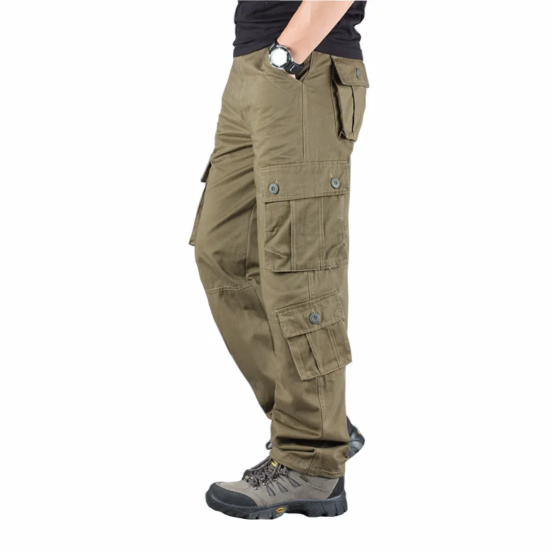 

Many Pockets Cargo Harem Joggers Pants Men 2021 Tactical Casual Harajuku Streetwear Sweatpant Trousers Male Pants baggy