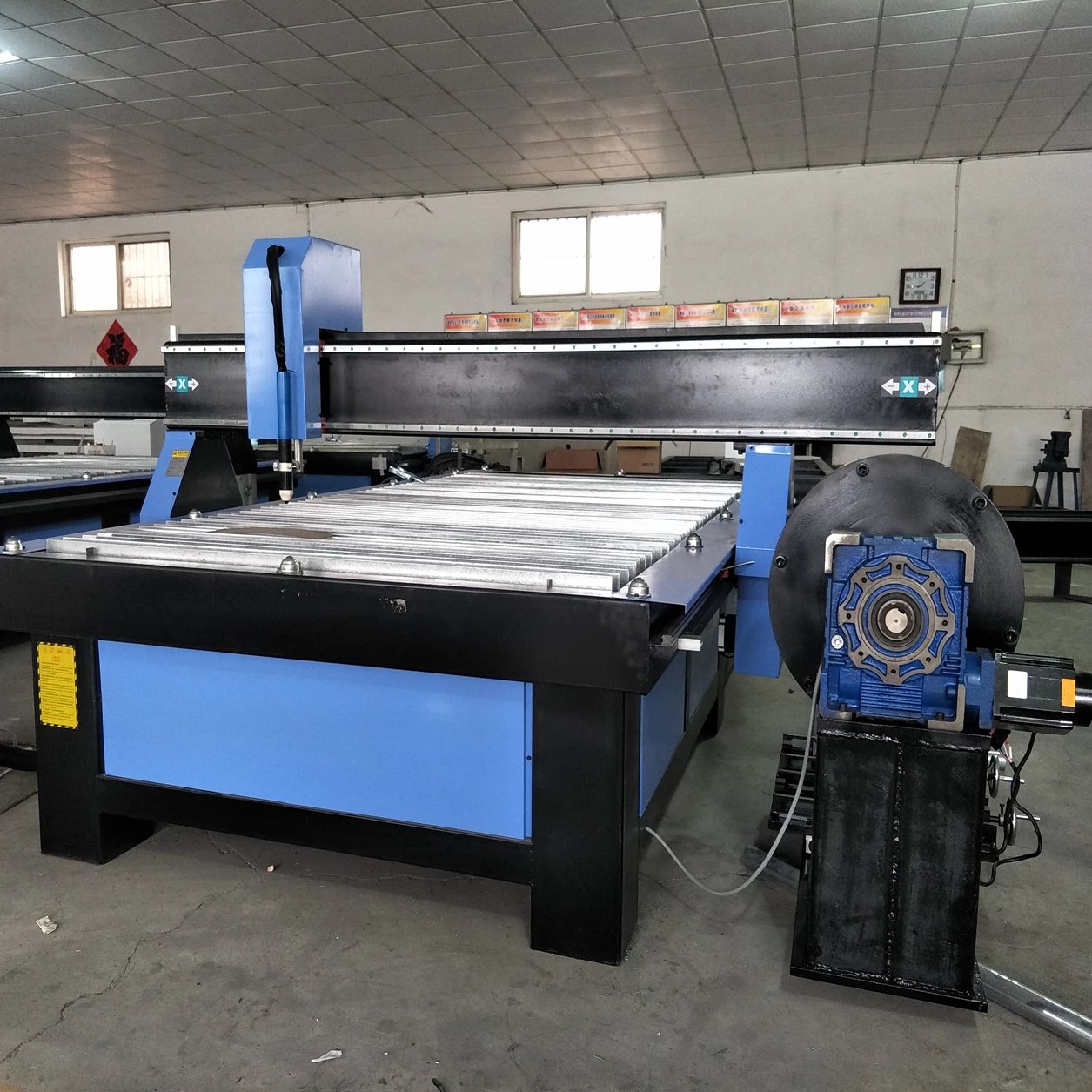 China 1325 1530 Rotary Plasma Cutting Machine 4x8 Feet Metal Aluminum CNC Cutting Machine Pipe Plasma Cutter Drilling Machine