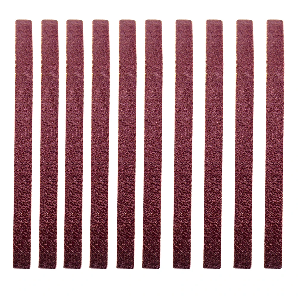 Bandas de lijado abrasivas para amoladora angular, recambio de pulido y pulido de grano 60-330, 25x330mm/15x1000mm, 10 piezas