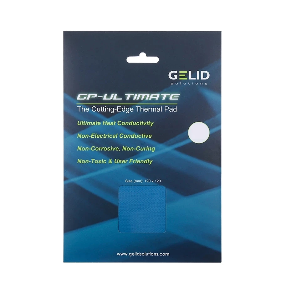 GELID – coussinet thermique gp-ultimate 15 w/m.k, adapté aux cartes graphiques CPU/GPU, haute performance, en silicone