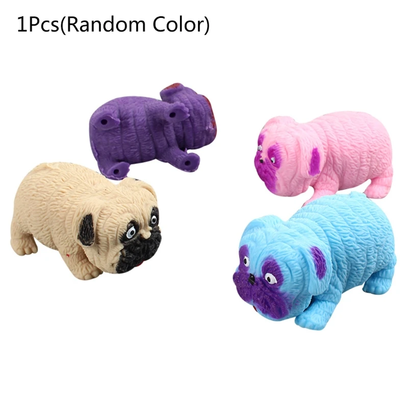 Cute Pug Pinch Stress Toys Squishy Vent Decompression Toys Funny Party Favors