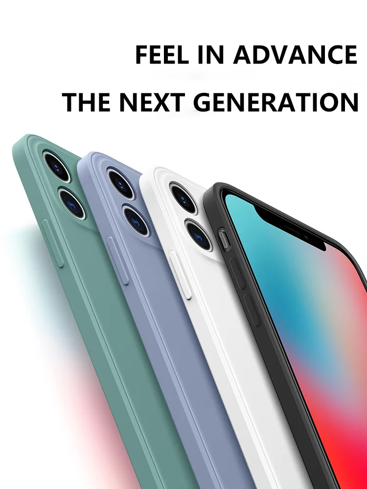 For iPhone 17 16 15 14 13 11 12 Pro Max Mini Case Official Liquid Silicone Case For iPhone X XS XR 7 8 Plus SE 2020 Cover