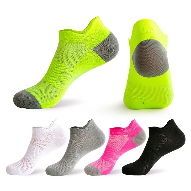 Sports Running Socks Men/Women Athletic Cycling Ankle Socks Thin Breathable Quick Dry Marathon Fitness  Short Low Cut Socks