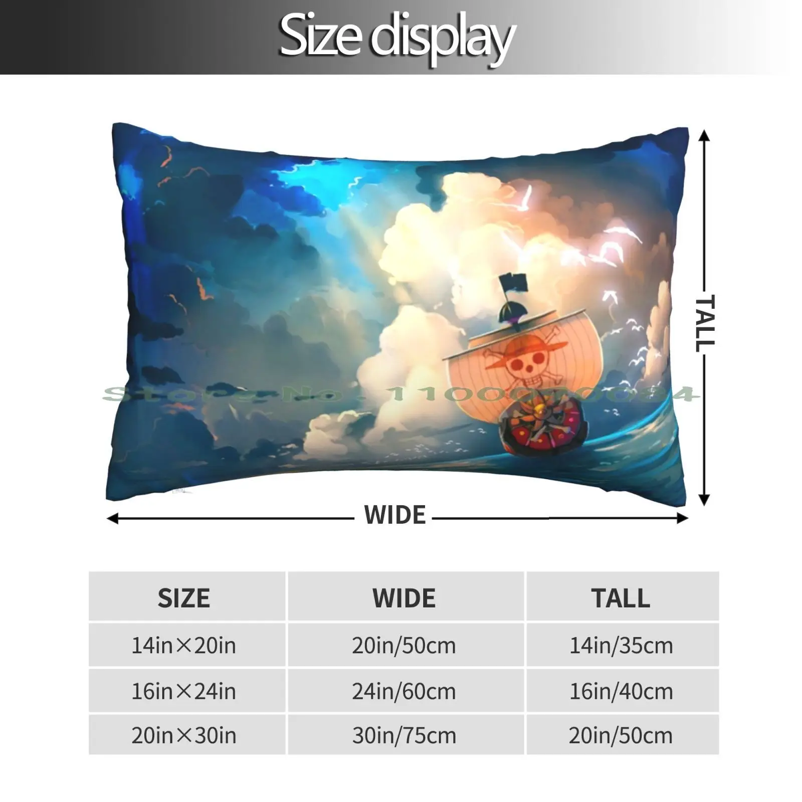 Thousand Sunny Pillow Case 20x30 50*75 Sofa Bedroom Lands End Black Diamond Big Agnes Long Rectangle Pillowcover Home Outdoor