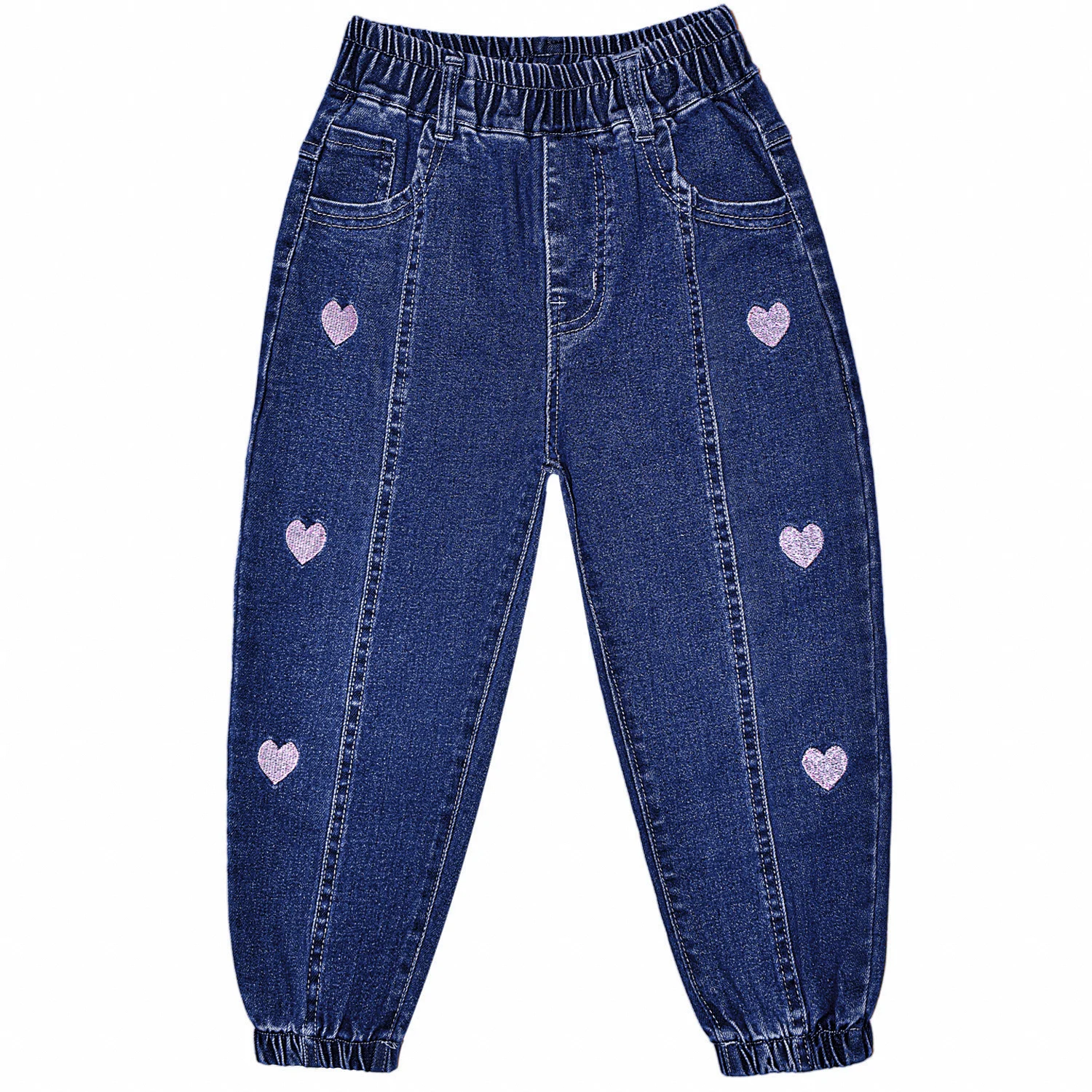 2-6 Jahre Frühling Herbst Kinder Jeans Mädchen bestickte Jeans für Kinder Mädchen Cowboy Hosen Hosen