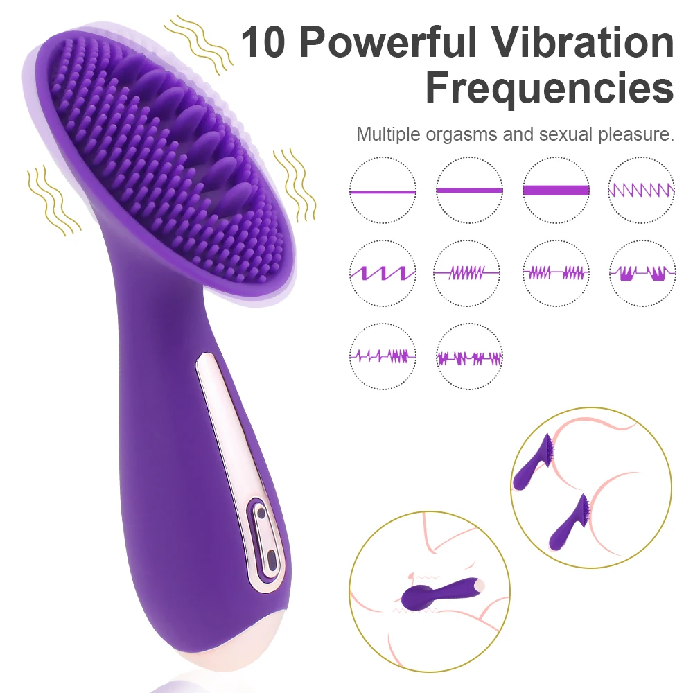 10 Modes Dildo Tongue Vibrator Nipple Massage Clitoris Stimulation Vagina Tightening Pussy Masturbator Adults Sex Toys for Women