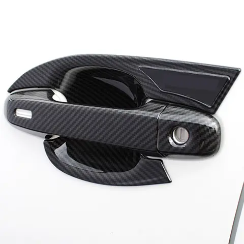 Car ABS Chrome Door Handle Protective Cover Door Handle Outer Bowls Trim For Toyota CHR C-HR 2021 2016 2017 2018 2019 2020 10 best sales toyota chr styling - №10