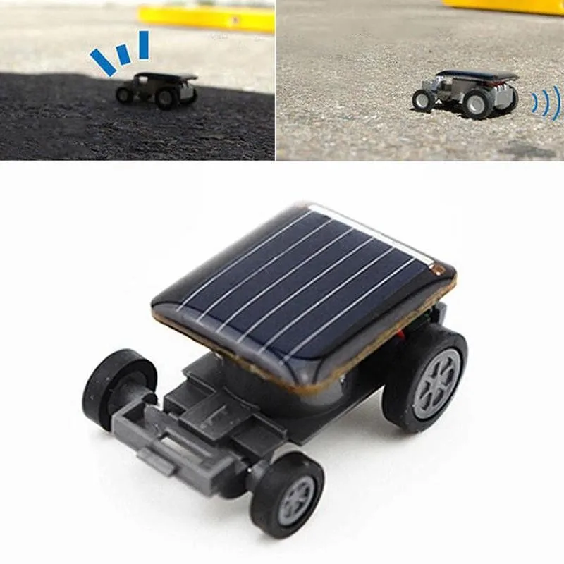 Mini coche deportivo de energía Solar, dispositivo educativo de diseño más pequeño, regalo divertido para niños