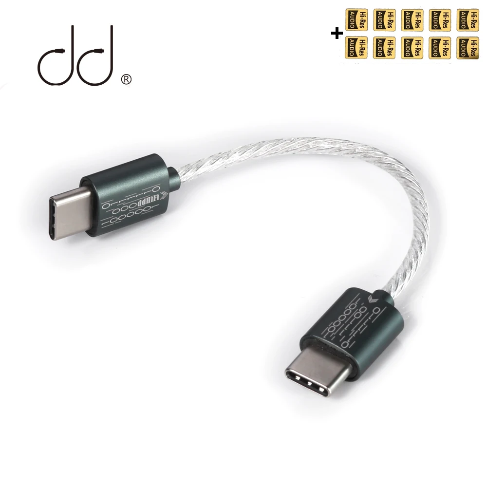 DD ddHiFi Upgraded TC05 Type C to Type C Data Cable, Connect Music Players/USB-C Decoders with Smartphones/Computer