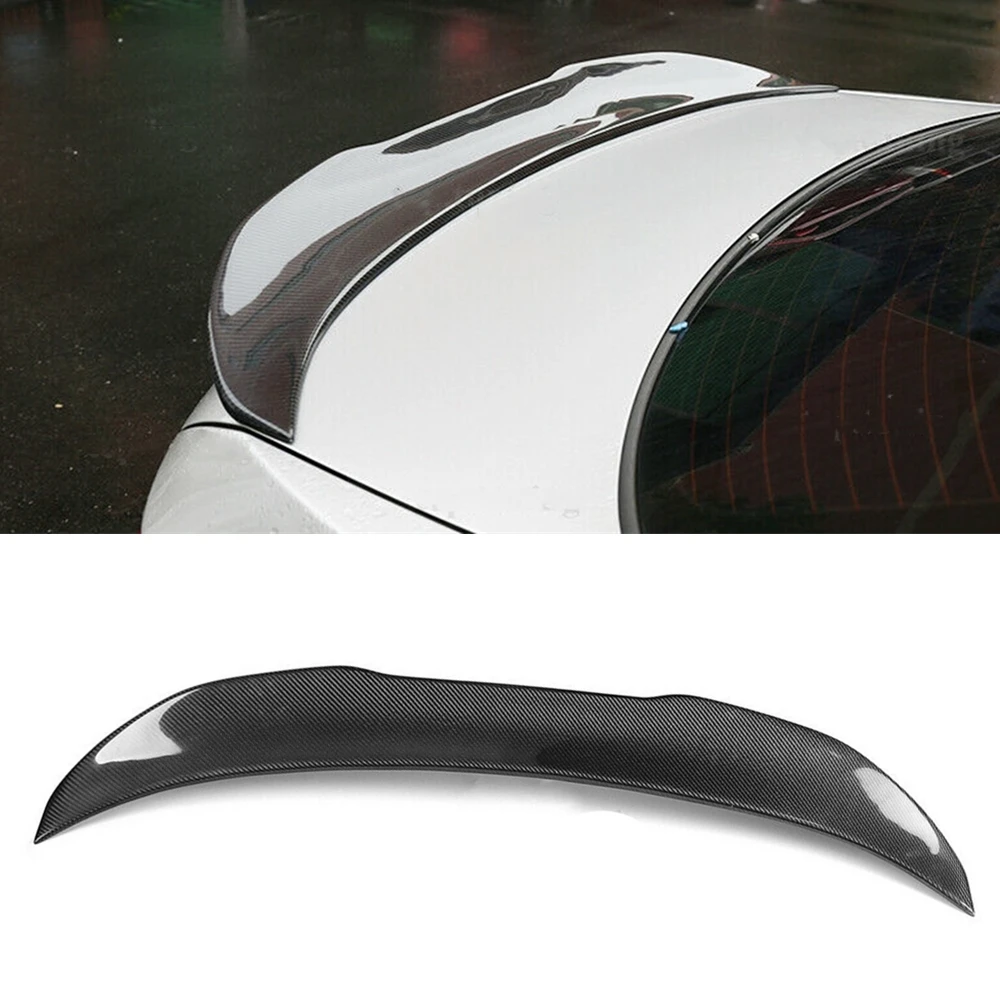 

Rear Spoiler Wing For BMW E92 3-Series Coupe 2007-2012 2 Door PSM Style Real Carbon Fiber 335i 328i Car Trunk Trim Splitter Lip