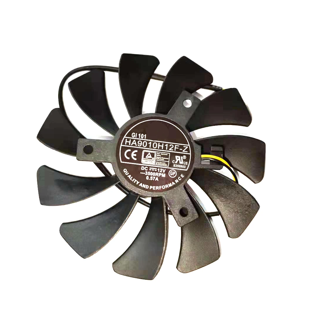 Nova HA9010H12F-Z DC12V para MSI RX560 GTX1050 GTX1050TI 2pin fã placa gráfica