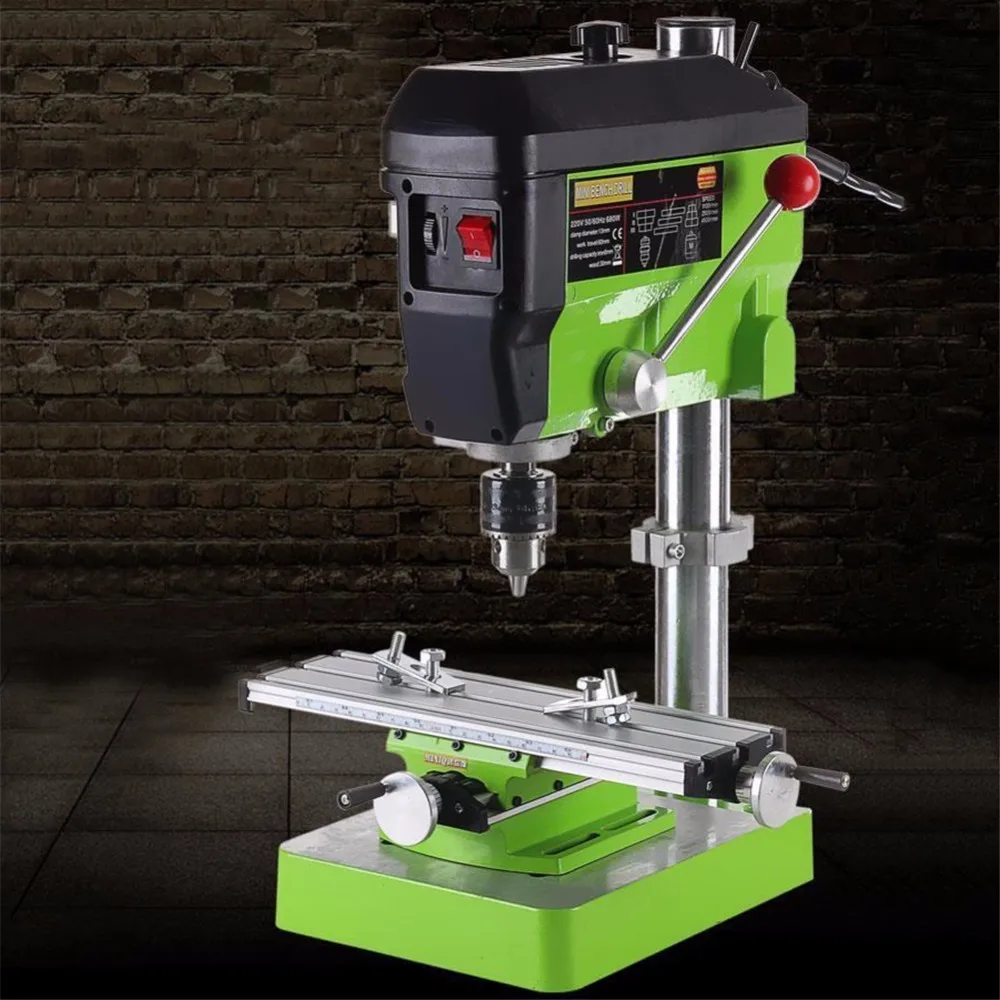 Mini 2 Axis Multifunctional Working Table Mini Precision Multi Function Table Milling Machine Bench Drill Vise