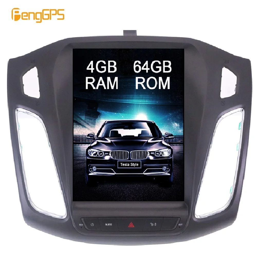 

10.4 Inch Android 8.1 Car GPS Navigation DVD Player for Ford Focus 2012-2017 Car Radio 4K Tesla Style 1092*1080 4G+64G Headunit