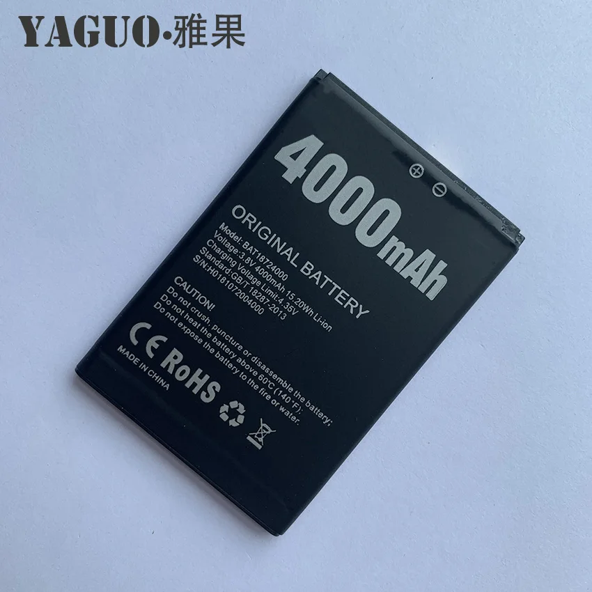 For Doogee X70 BAT18724000 Mobile Phone 100% New Original Battery Replacement 4000mAh