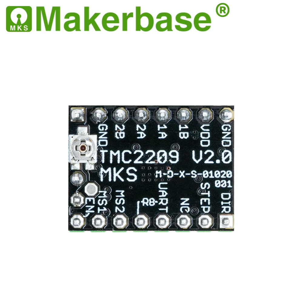 Makerbase MKS TMC2209 2209 Stepper Motor Driver StepStick 3d printer parts 2.5A UART ultra silent For SGen_L Gen_L Robin Nano