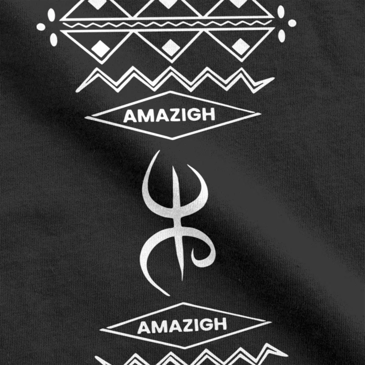 Unique Berber Amazigh Kabyle Africa T-Shirts Men Crewneck Cotton T Shirts Short Sleeve Tees Gift Clothing