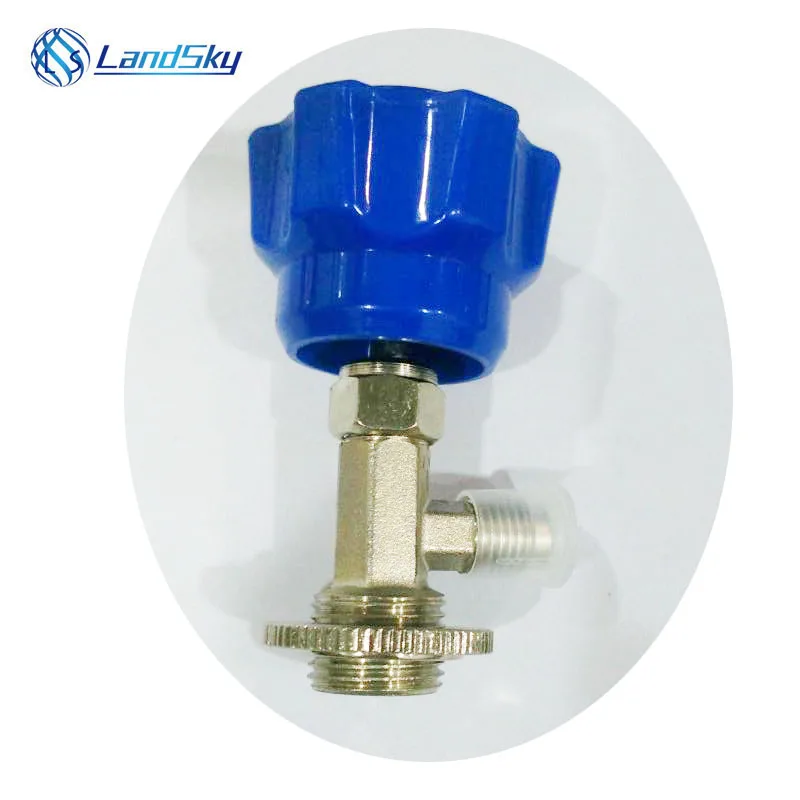 R134A F12 Air Conditioning Refrigerant Adapter R600A R22 Open Bottle 1/4\'\'  Can Tap Dispensing Valve