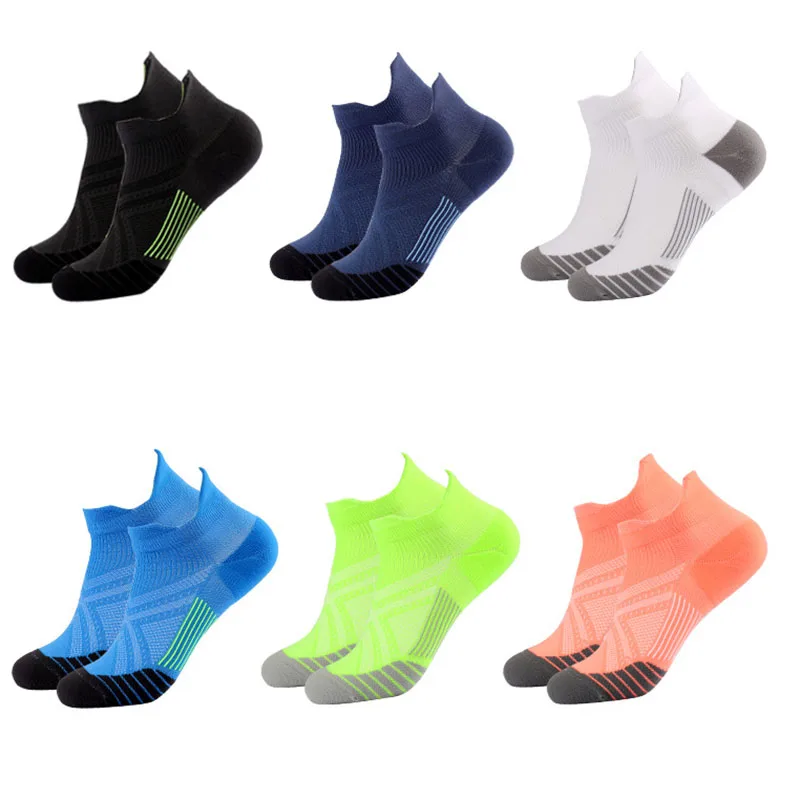 Men/Women Sport Athletic Ankle Socks Thin Breathable Quick Dry Outdoor Fitness Running Compression Low Cut Sock