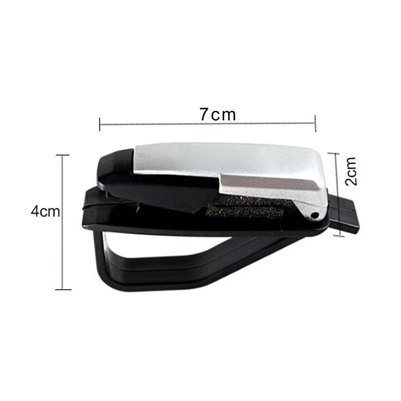 Universal Car Auto Sun Visor Glasses Box Sunglasses Clip Card Ticket Holder Fastener Pen Case Eyeglasses Car Accessories