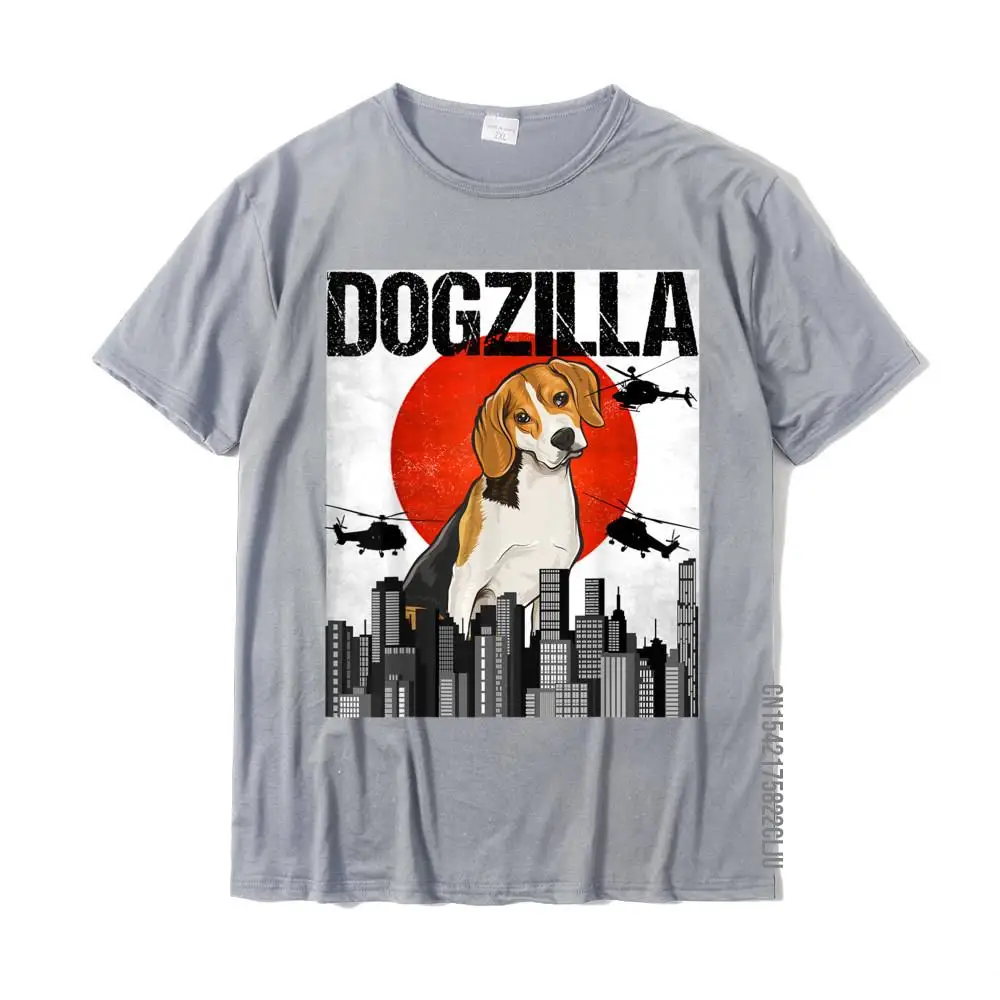 Funny Vintage Japanese Dogzilla Beagle T-Shirt Cotton Normal Tops Tees Brand New Men Tshirts Birthday