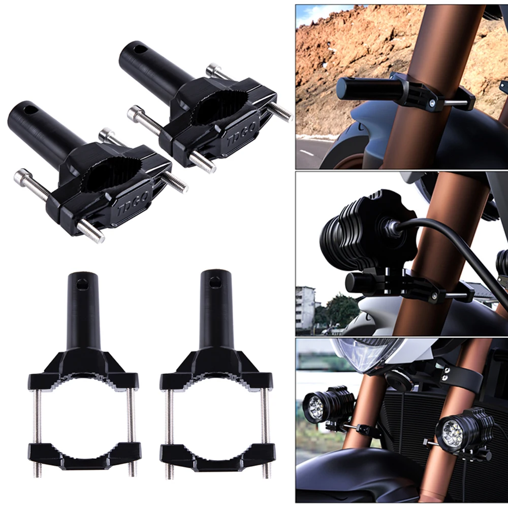 Motorcycle bracket Bumper Mount Clamp Motorcycle Headlight mount Bracket Adjustable led light bracket holder support de phare