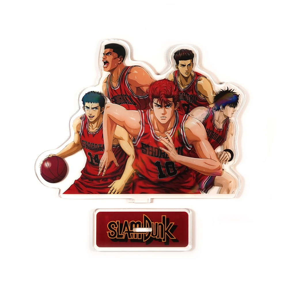 Slam Dunk Sakuragi Hanamichi Rukawa Kaede Akagi Takenori Mitsui GM acrylic stand figure model plate holder cake topper anime