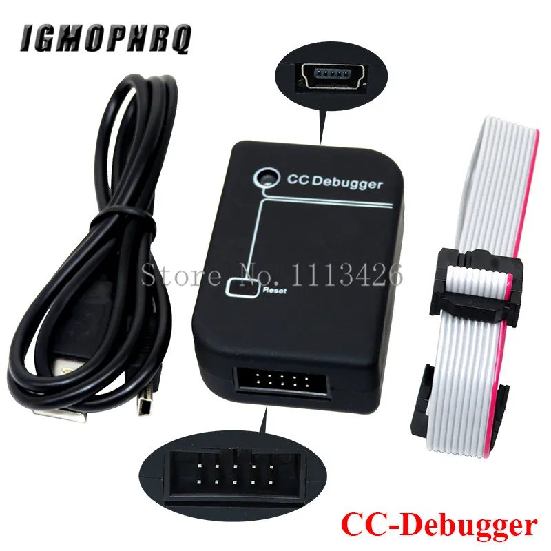 Zigbee Emulator CC2531 CC-Debugger USB Programmer CC2540 CC2531 Sniffer with antenna Bluetooth Module Connector Downloader Cable