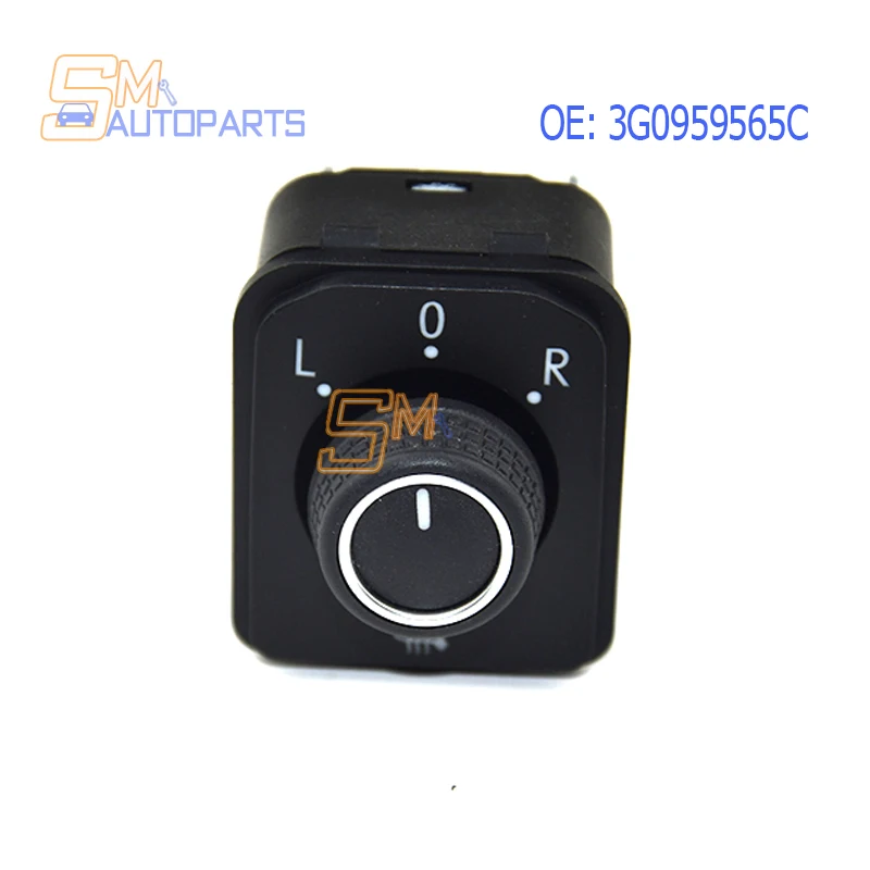 New Mirror Rearview Mirror Control Switch Button 3G0959565C For VW Arteon Crafter Passat Teramont Seat Tarraco