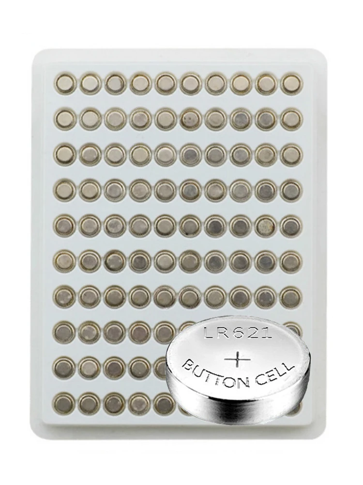 400PCS AG1 1.55V Silver Oxide Button Coin Cell Batteries 364 SR621SW LR621 621 LR60 CX60 Alkaline Watch Battery Cheap