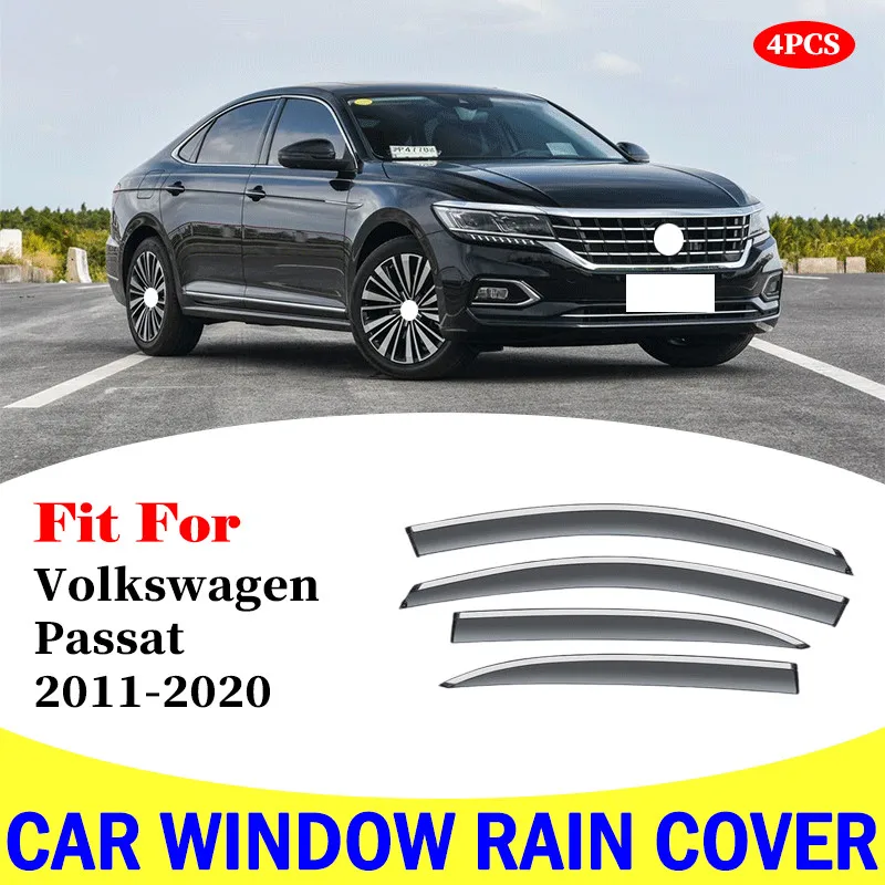 

For Volkswagen VW Passat 2011-2020 window visor car rain shield deflectors awning trim cover exterior car-styling accessories