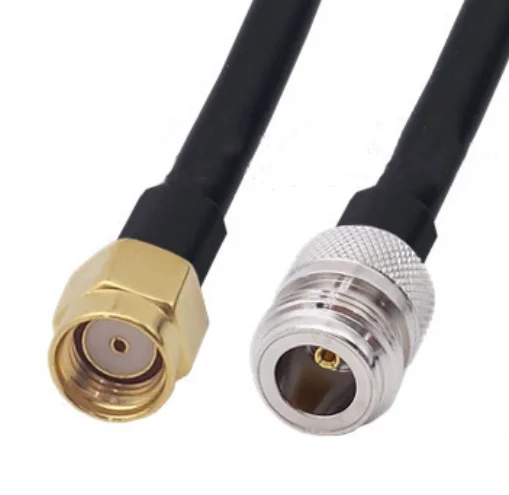 

N Female To RP-SMA Male connector 5D-FB 50-5 Coaxial RF Adapter Jumper Cable 50ohm