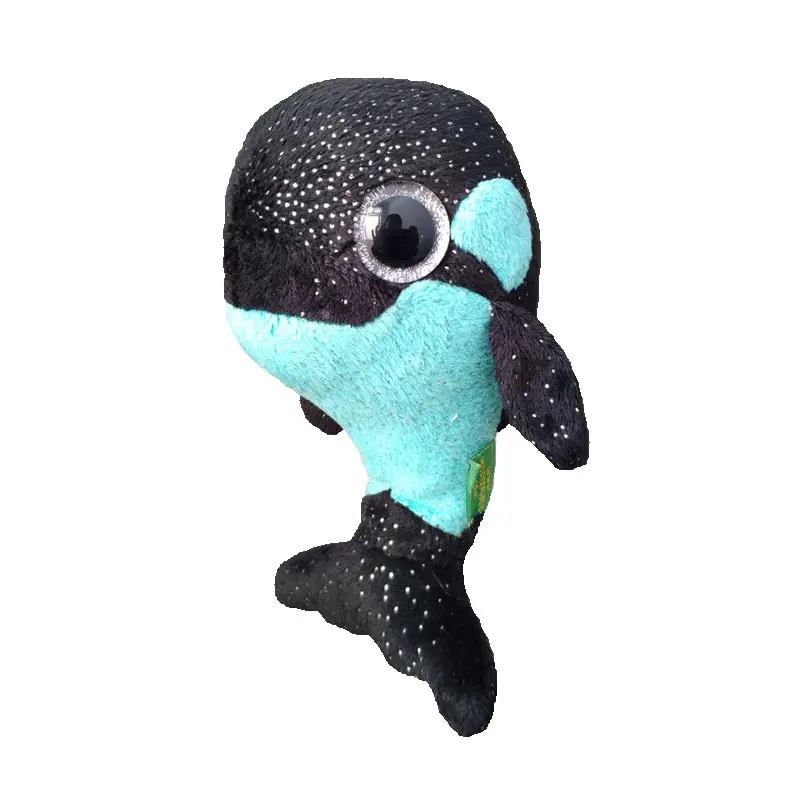 TY ビーニー大きな目ソフトぬいぐるみ魚シリーズ Dolinimo サメシャチ