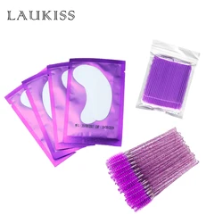 1 Set Eyelash Patches For Eyelash Extensio Micro Brush Eyelash Brushes Grafted Eye Stickers Under Eye Pads Patches Tips Sticker