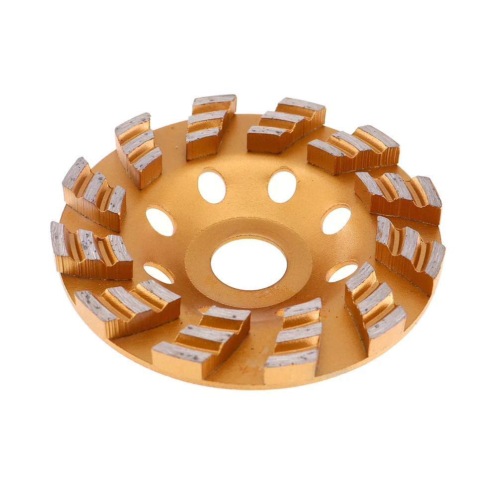 RIJILEI 100mm Thickened Diamond Disc Metal Morble Polishing Pad Granite Grinding Wheel Concrete Floor Grinding Bowl MX33