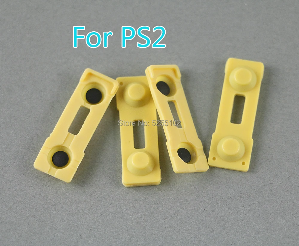 

100sets L2 R2 Conductive Rubber Silicon Pads For Sony PS2 For Playstation 2 Controller Repair Handle Version A Replacement