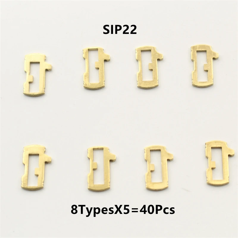 XIEAILI OEM 40Pcs SIP22 Lock Repair Accessories Car Lock Reed Lock Plate For Fiat  K83