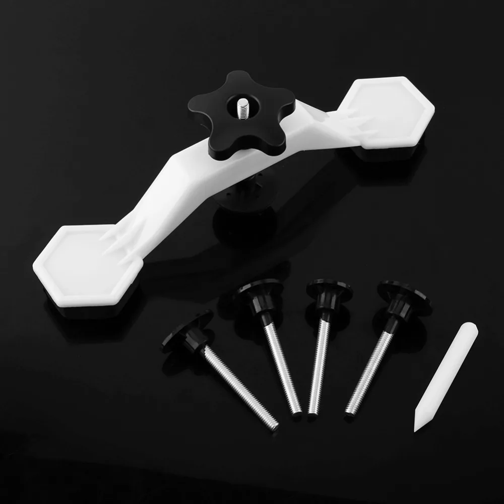 Paintless Auto Car Dent Repair Body Damage Fix Tool Pulling Bridge Puller Dent Removal Glue Tabs Hand Repair Tools Kit Universal