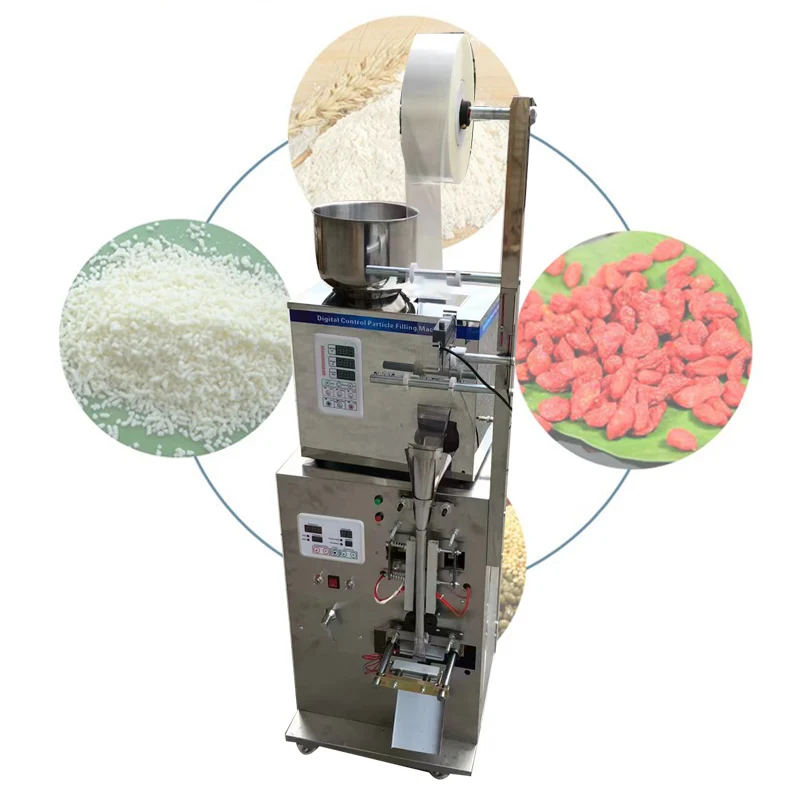 

Fully Automatic Pneumatic Packing Machine Sealer Granules Weighing Quantitative Pack Seal Bag Making Equipment Powder Packaging