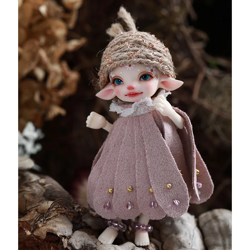 Shuga Fairy Realpuki Pano Doll 1/13 BJD Girls Boys YOSD Ball Jointed Doll Resin Toys for Kids Elf Ear Doll Fairy Cute Baby Doll