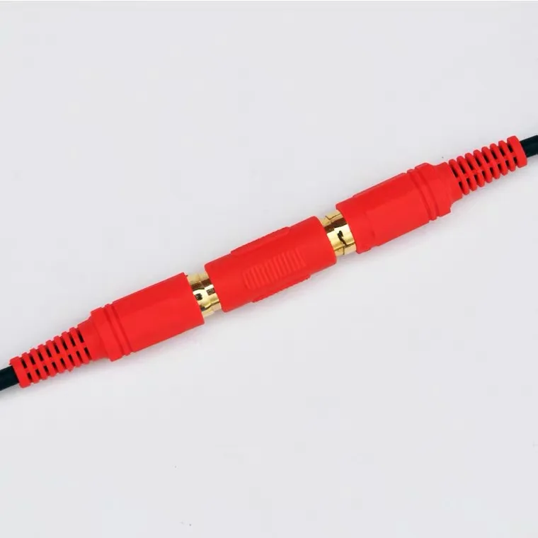 4 unids/lote buena calidad Dual RCA Video RCA hembra a RCA hembra Adaptador de Audio conector de clavija para alta fidelidad de Audio AV enchufes para altavoz