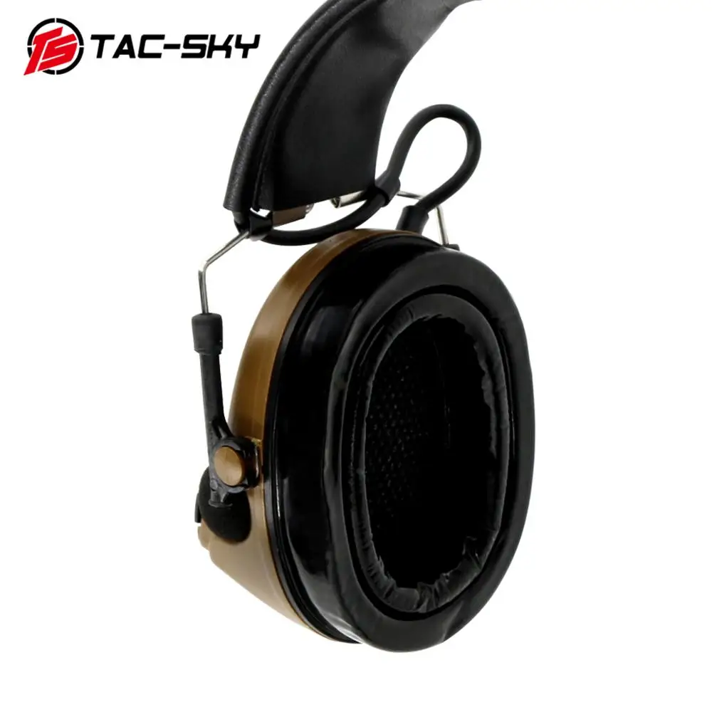 TAC-SKY COMTAC II Electronic Shooting Silicone Over-Ear Version Outdoor Hunting Sport Noise Canceling Pickup C2 Tactical Headset