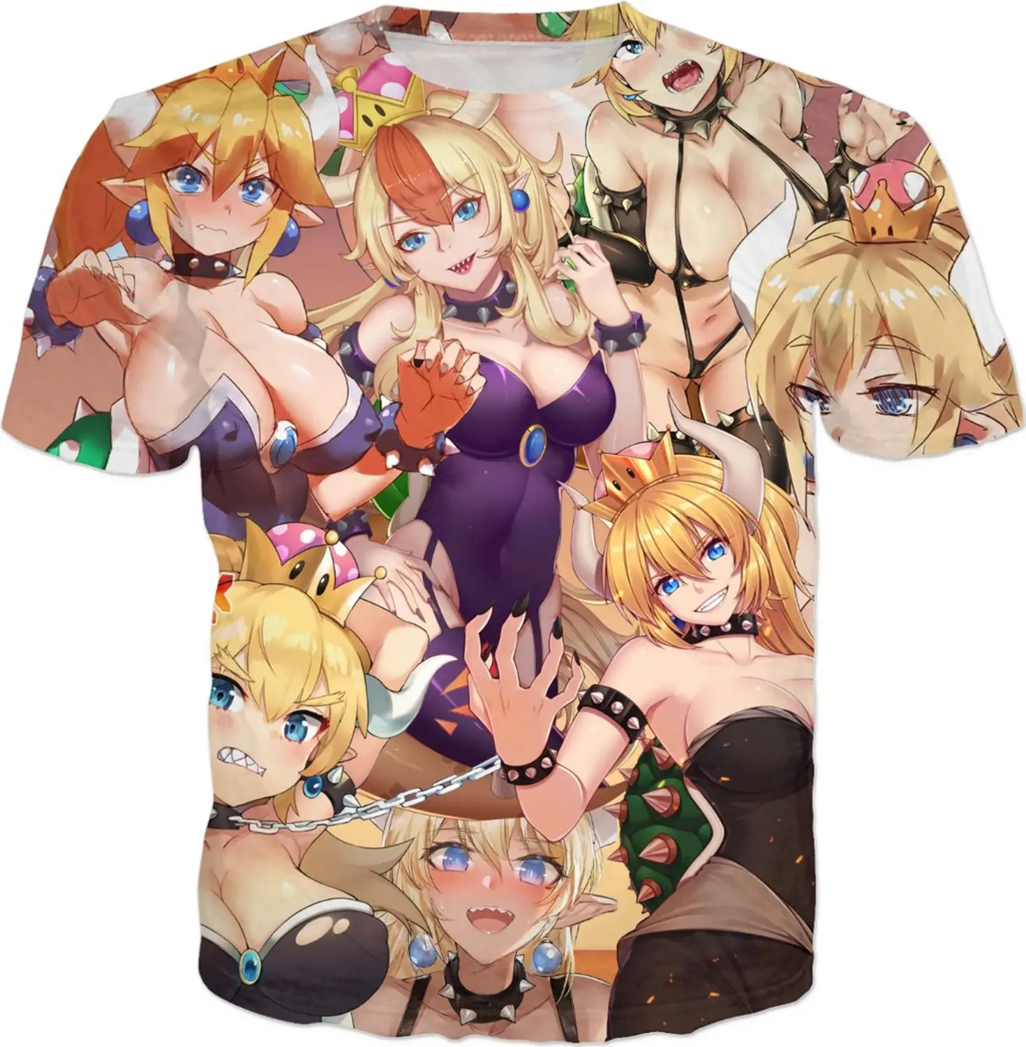 Anime sexy girl Fashion T shirt 3D Printed Chubby Anime Girl Bellies t shirt Harajuku summer Hipster Unisex Casual T-shirt tops