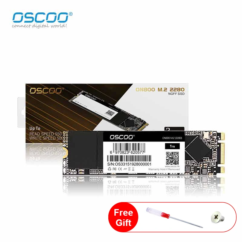 Oscoo Ssd Ngff M.2 2280 Ssd 1Tb 128Gb 256Gb 512Gb Tlc Voor Ultrabook Laptop Notebook