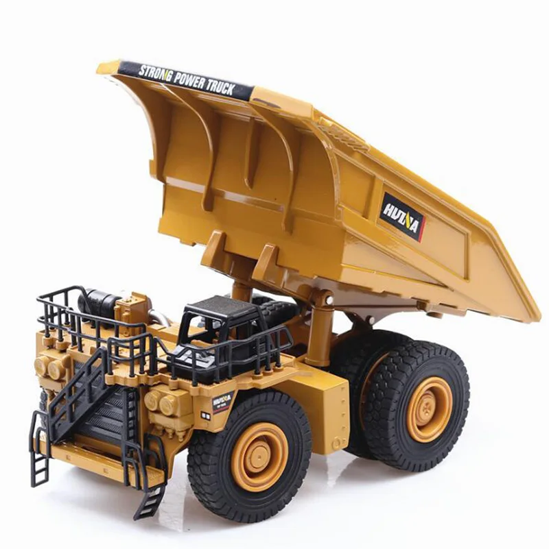 1/40 Scale Truck DieCast Alloy Metal Car Excavator Mining Dump Auto Truck Excavator Model Toy Engineering Truck Toy