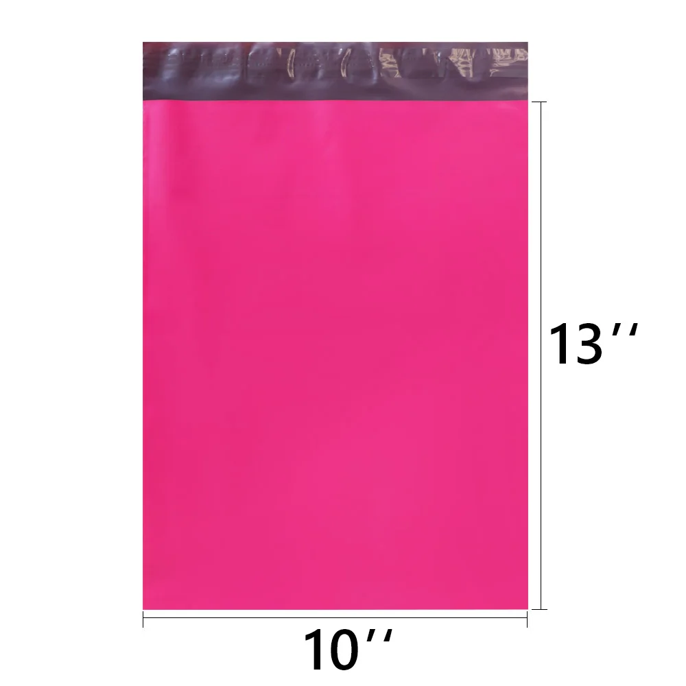 Speedy Mailers 10x13 inch Poly Mailer Envelopes Rose Pink Poly Mailer Bags with Self Adhesive Self Sealing Plastic Packing Bags