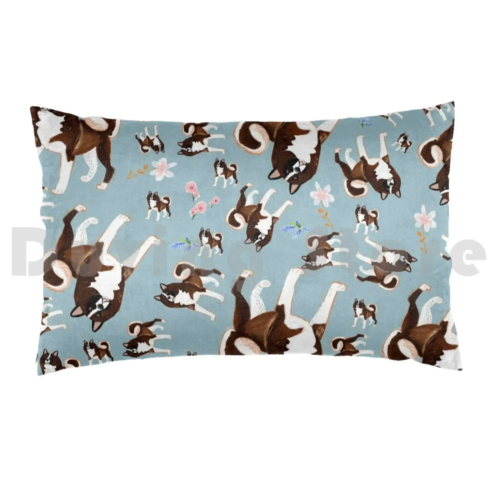 American Akita #1 Pillow Case Printed 50x75 Belettelepink Dog Japanese Japan Breeds Animals Akita Inu Akita