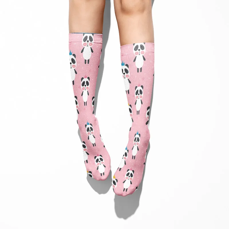 Fashion Cartoon Unicorn Women Cotton Socks Casual Kawaii Autumn High Ankle Female Socks Harajuku Warm Breathable Home Socks