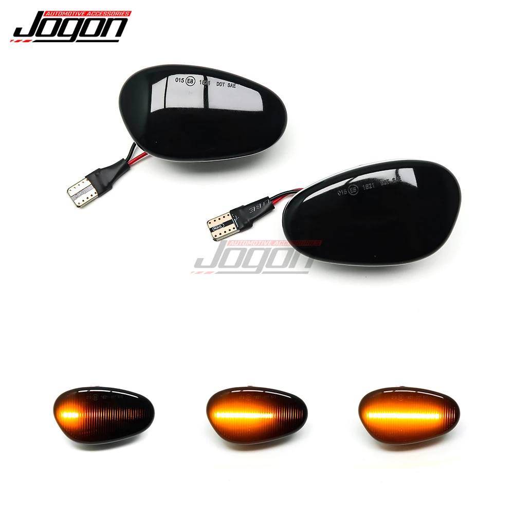 LED Dynamic Turn Signal Lamp For Alfa Romeo GTV SPIDER Car Side Fender Marker Indicator Repeater Light Side Marker Lamp