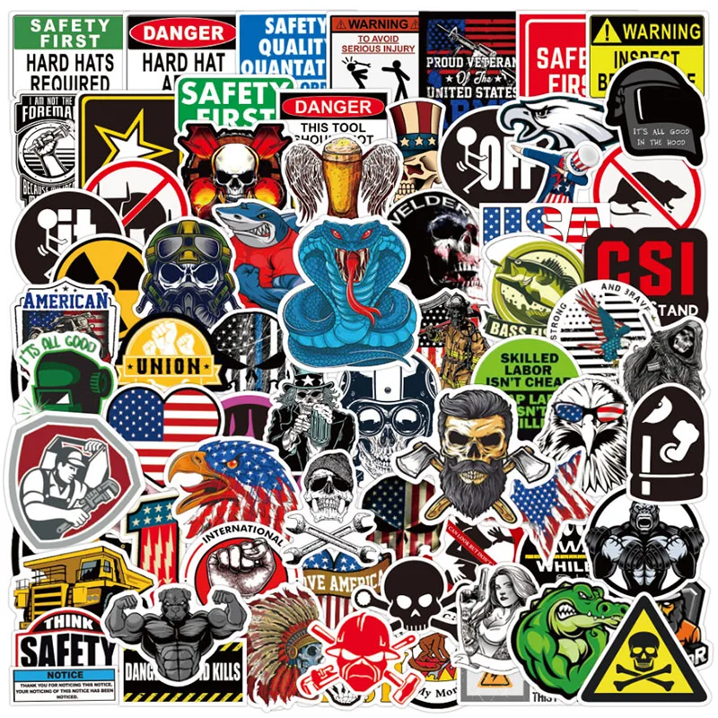 10/30/50/100Pcs  helmet Graffiti Cool  Classic Stickers  Window Wall Water Cup Trolley Popular  Skateboard Travel Suitcase